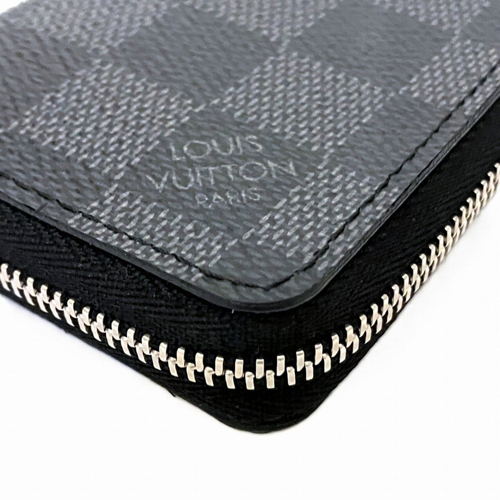 Louis Vuitton Black Damier Graphite Coin Purse/Coin Case