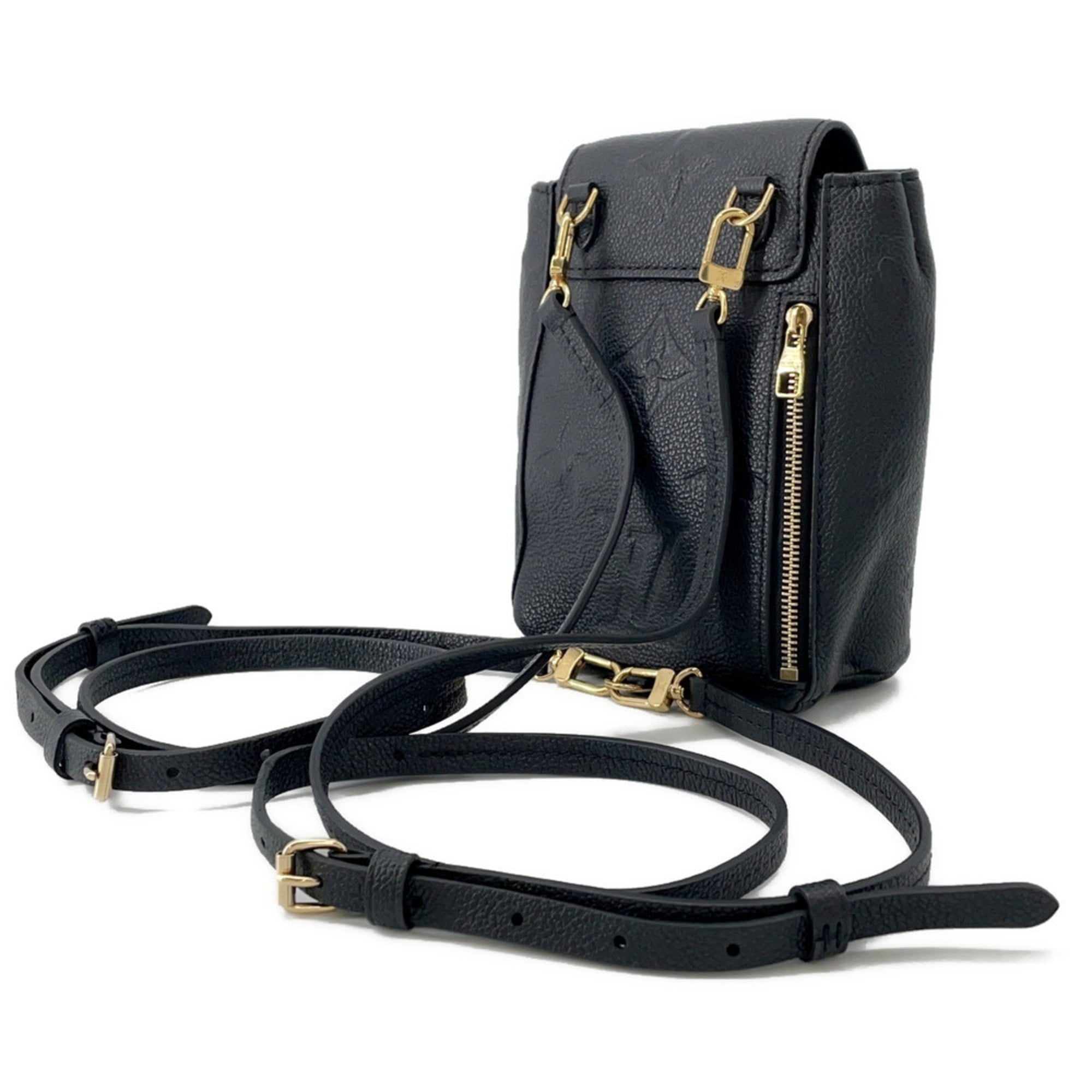 Louis Vuitton Black Monogram Noir Monogram Empreinte Backpack
