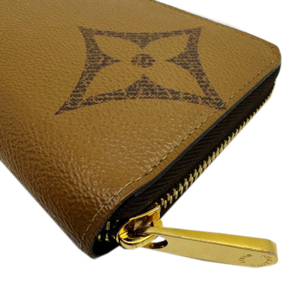 Louis Vuitton Monogram Brown Monogram Reverse Long Bill Wallet