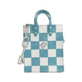 Louis Vuitton Turquoise Leather Handbag
