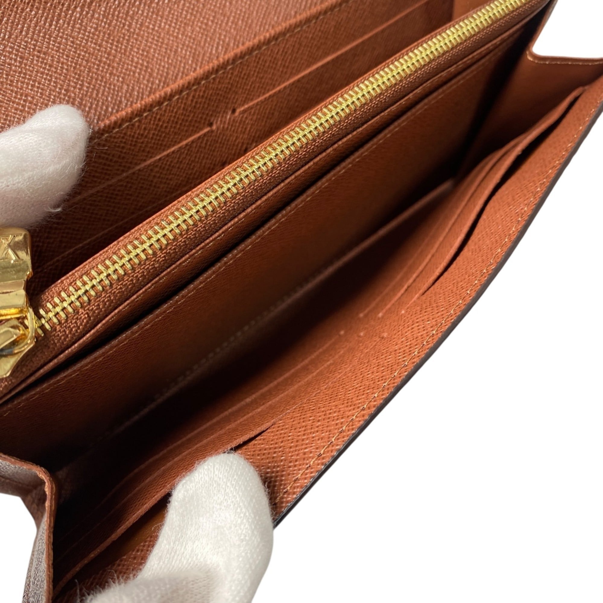 Louis Vuitton Monogram Brown Pvc Long Wallet