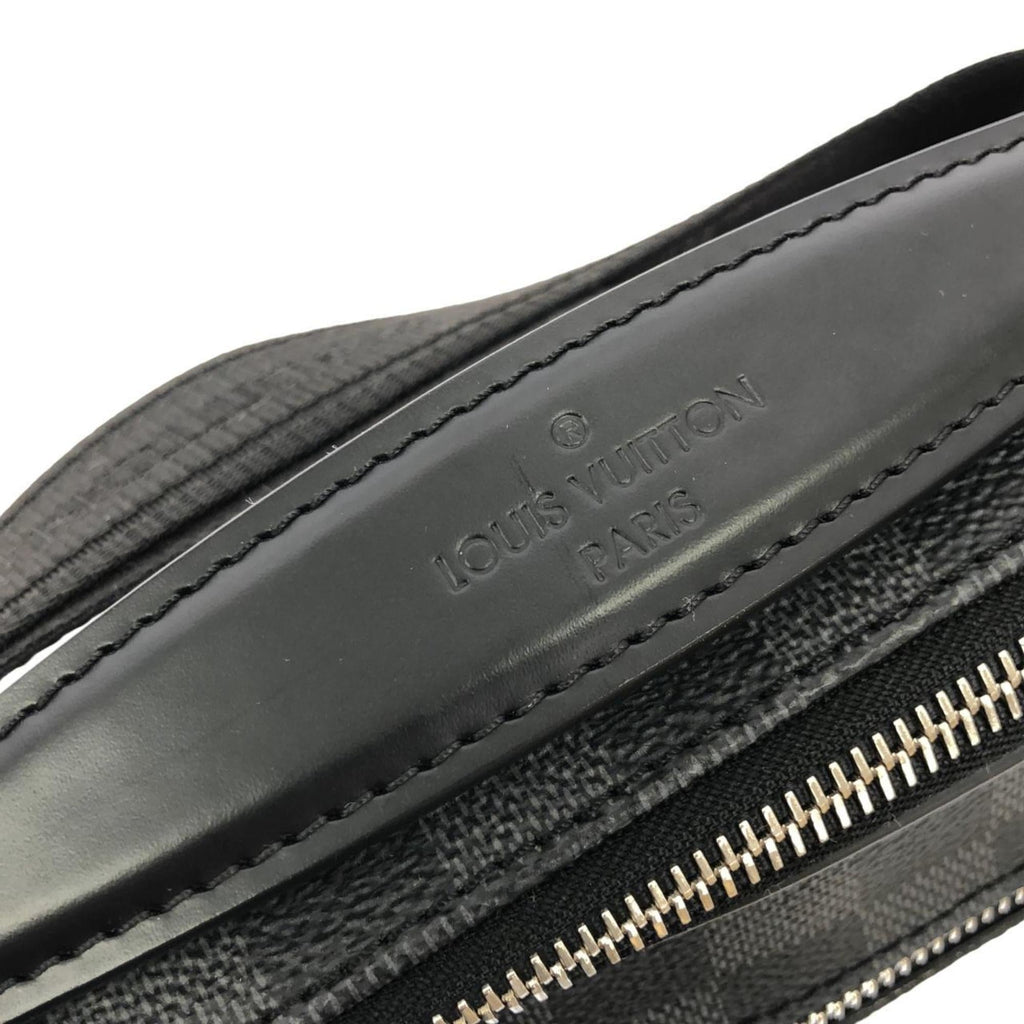 Louis Vuitton Graphite Coated Canvas Shoulder Bag