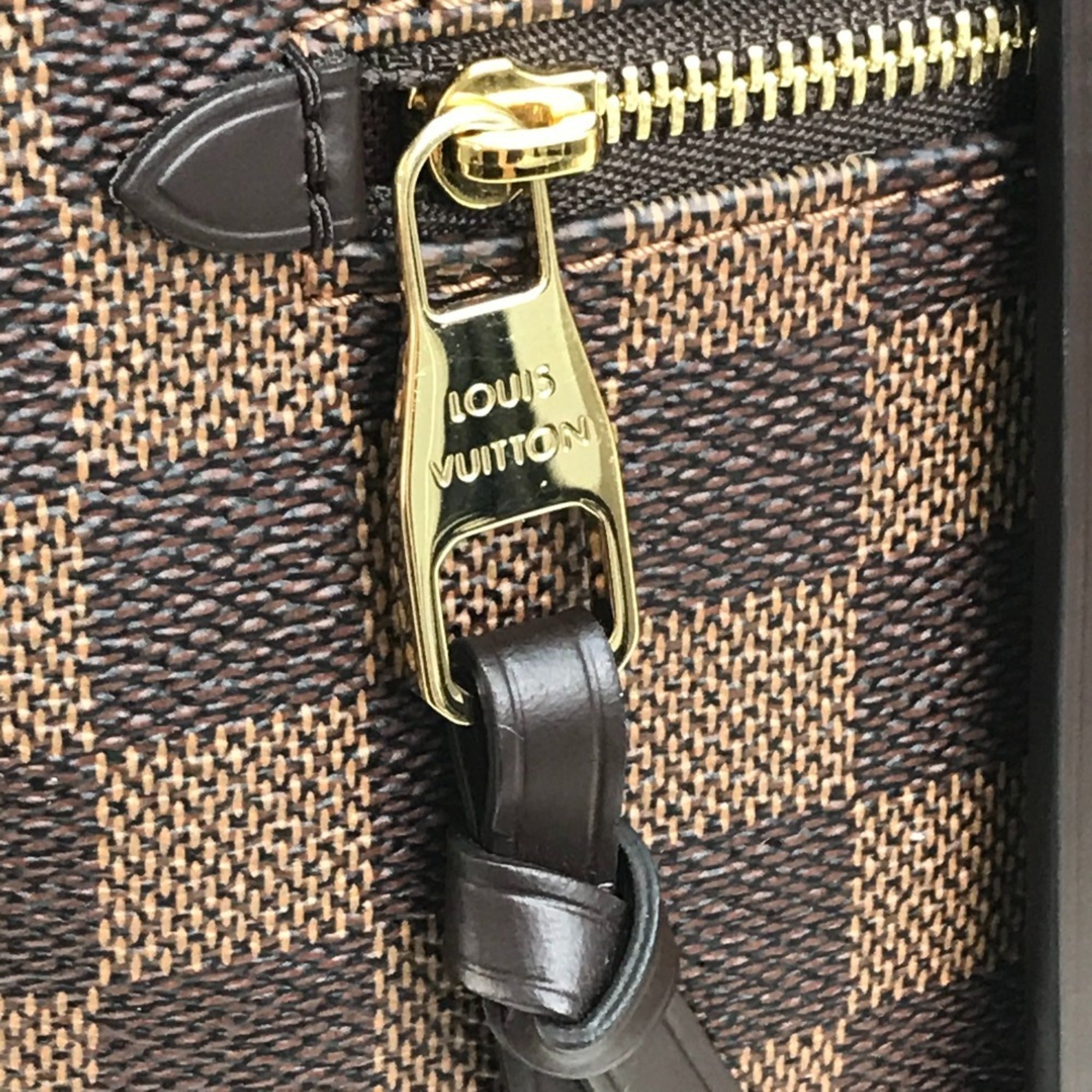 Louis Vuitton Brown Damier Canvas Ebene Damier Canvas Shoulder Bag Tote Bag