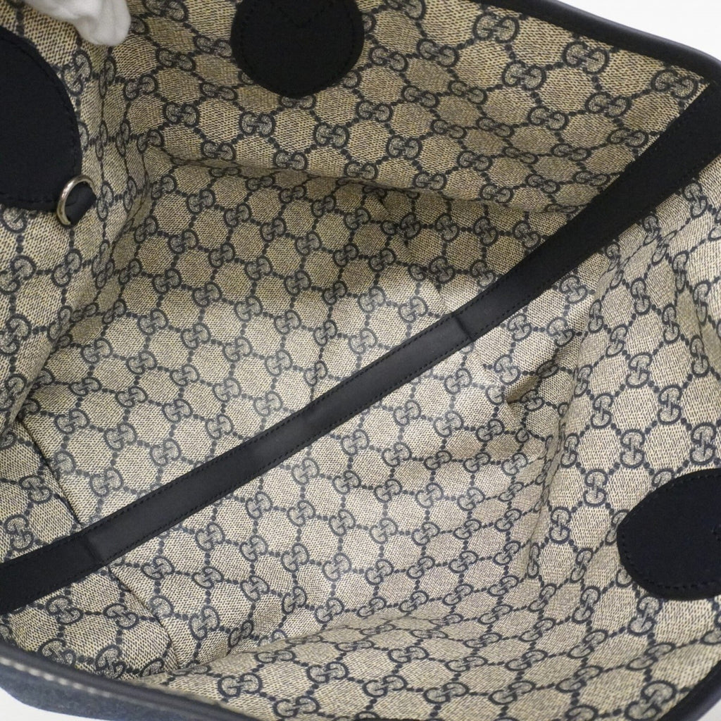 Gucci Navy Denim Tote Bag (Pre-Owned)