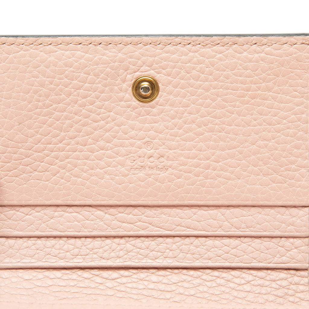Gucci Pink Leather Wallet (Bi-Fold) (Pre-Owned)