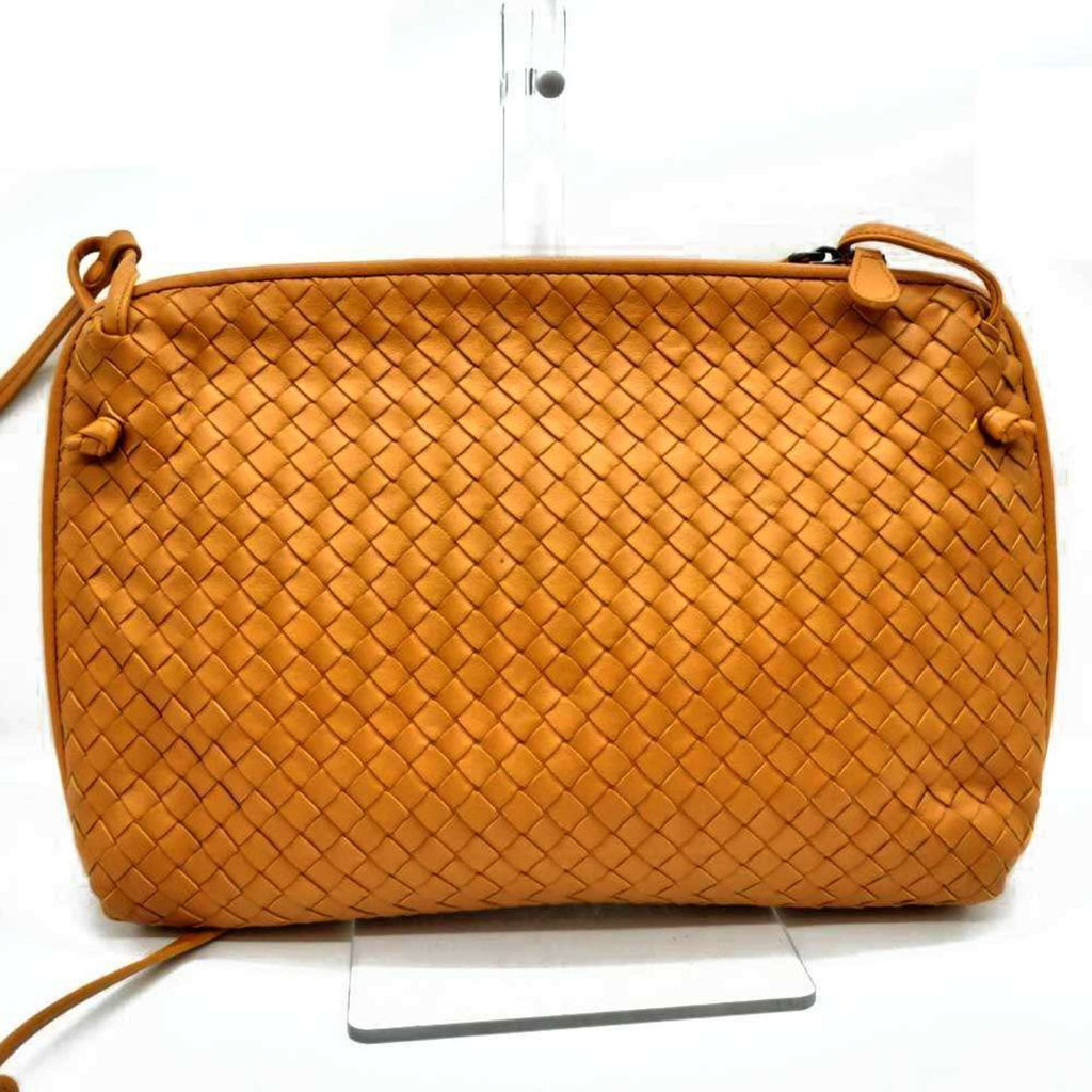 Bottega Veneta Intrecciato Brown Leather Shoulder Bag