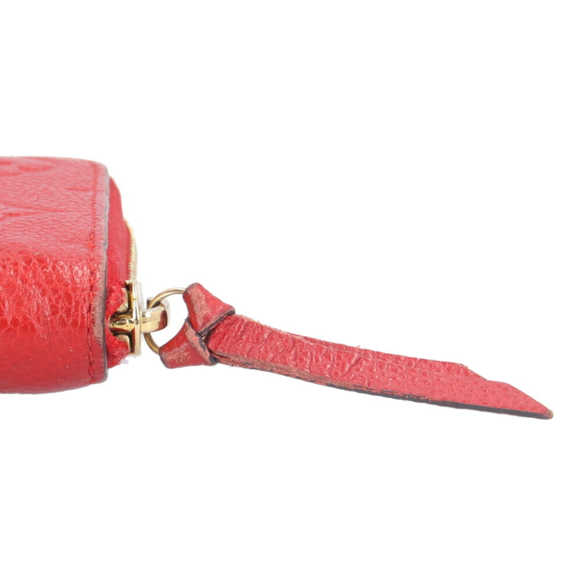 Louis Vuitton Monogram Empreinte Red Color Monogram Empreinte Long Wallet