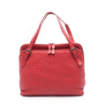 Bottega Veneta Red Color Leather Handbag