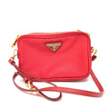 Prada Red Cloth Shoulder Bag
