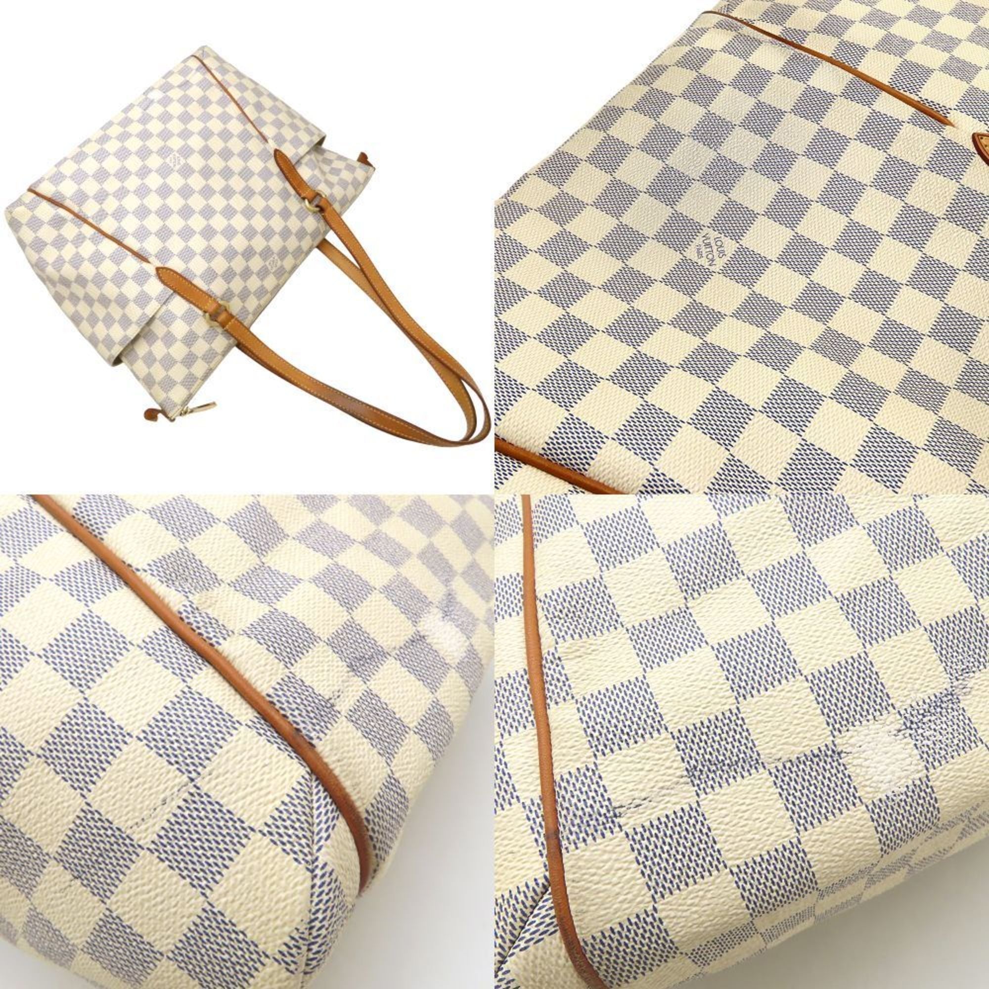 Louis Vuitton Damier Azur Damier Azur Canvas Tote Bag