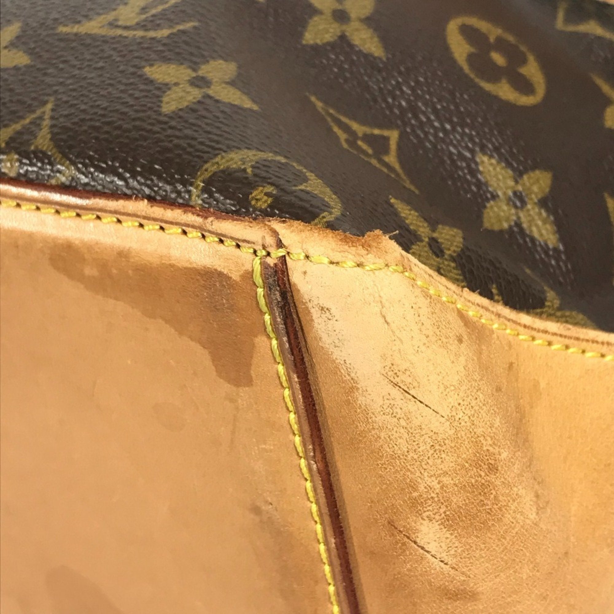 Louis Vuitton Brown Monogram Canvas Shoulder Bag Tote Bag