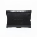 Balenciaga Black Canvas Clutch