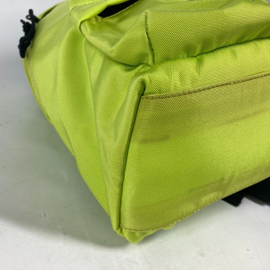 Balenciaga Black Yellow Nylon Canvas Backpack