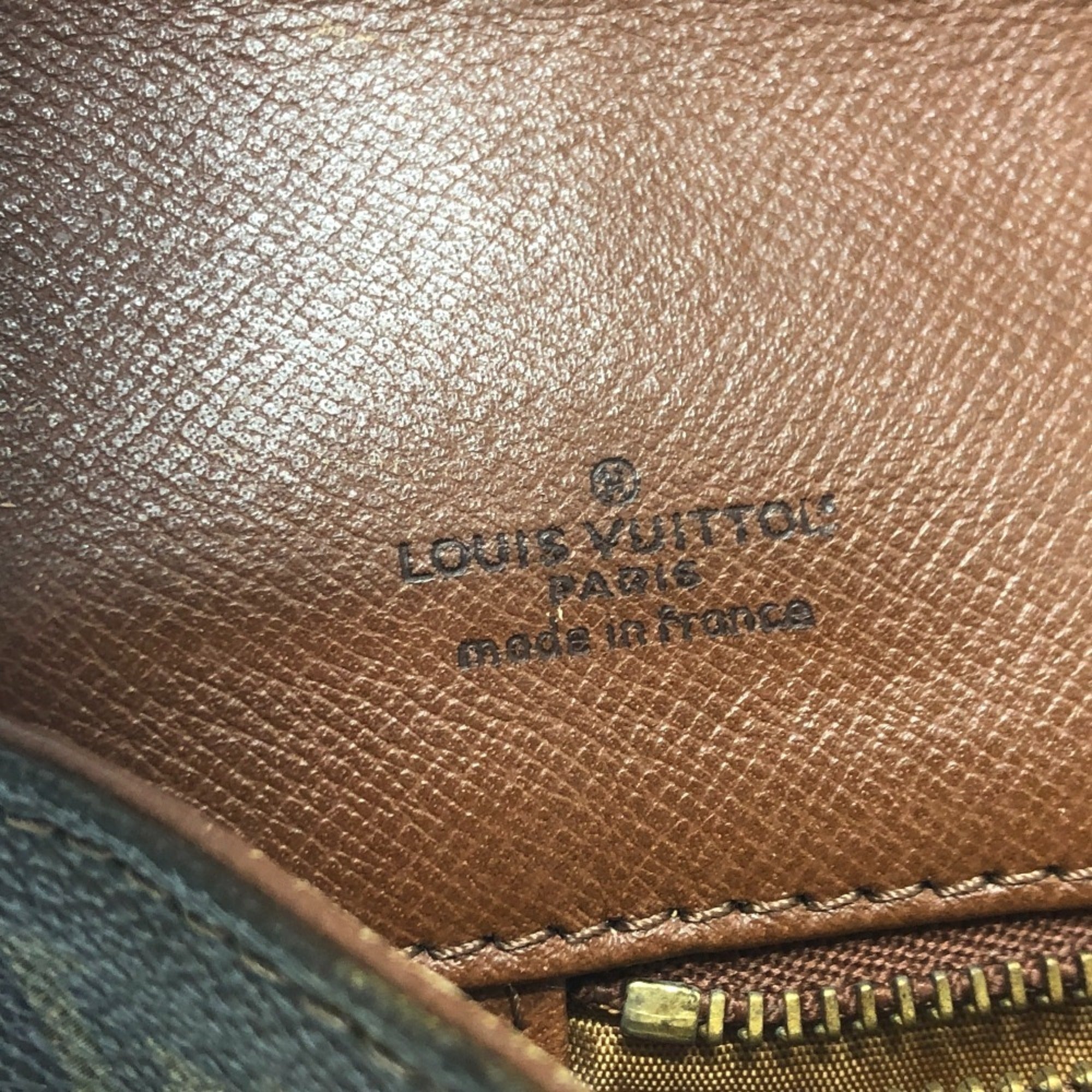 Louis Vuitton Brown Monogram Clutch Bag Pochette Pouch
