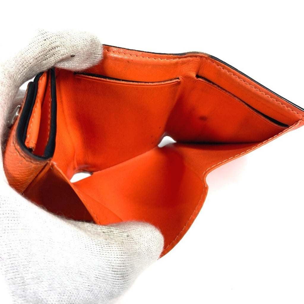 Louis Vuitton Taigarama Orange Taiga Leather Monogram Wallet (Tri-Fold)