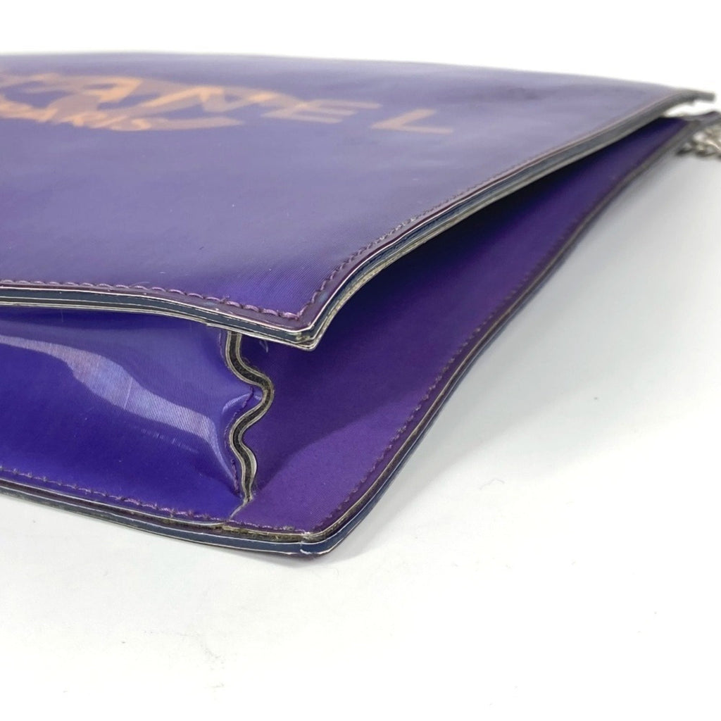 Chanel Purple Vinyl Shoulder Bag