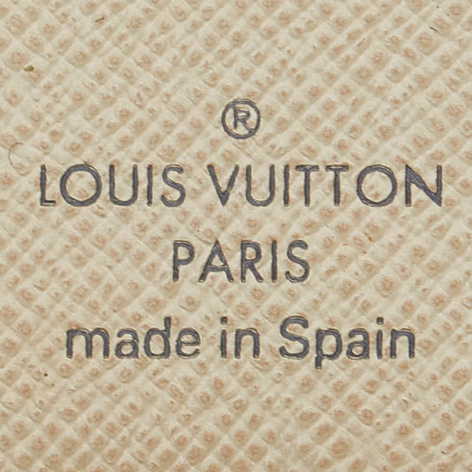 Louis Vuitton Damier Azur White Leather Long Wallet