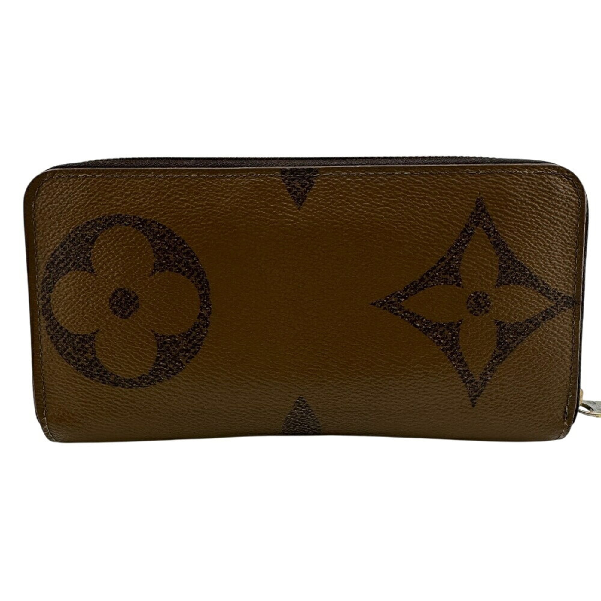 Louis Vuitton Brown Leather Long Wallet
