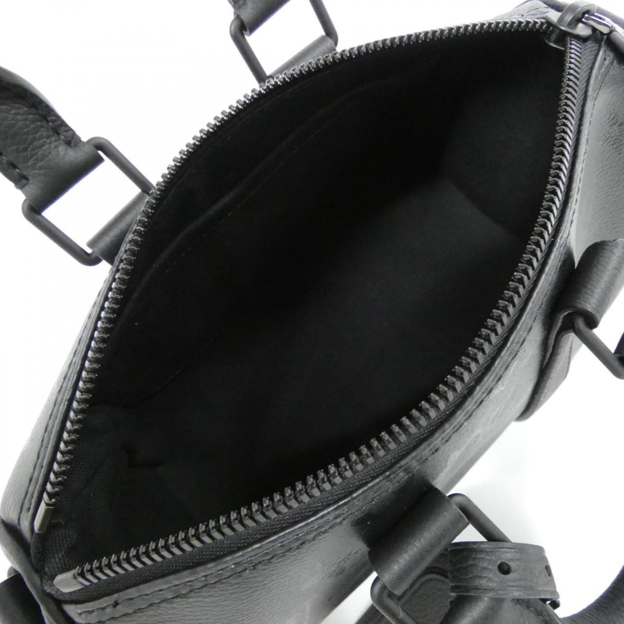 Louis Vuitton Black Leather Handbag