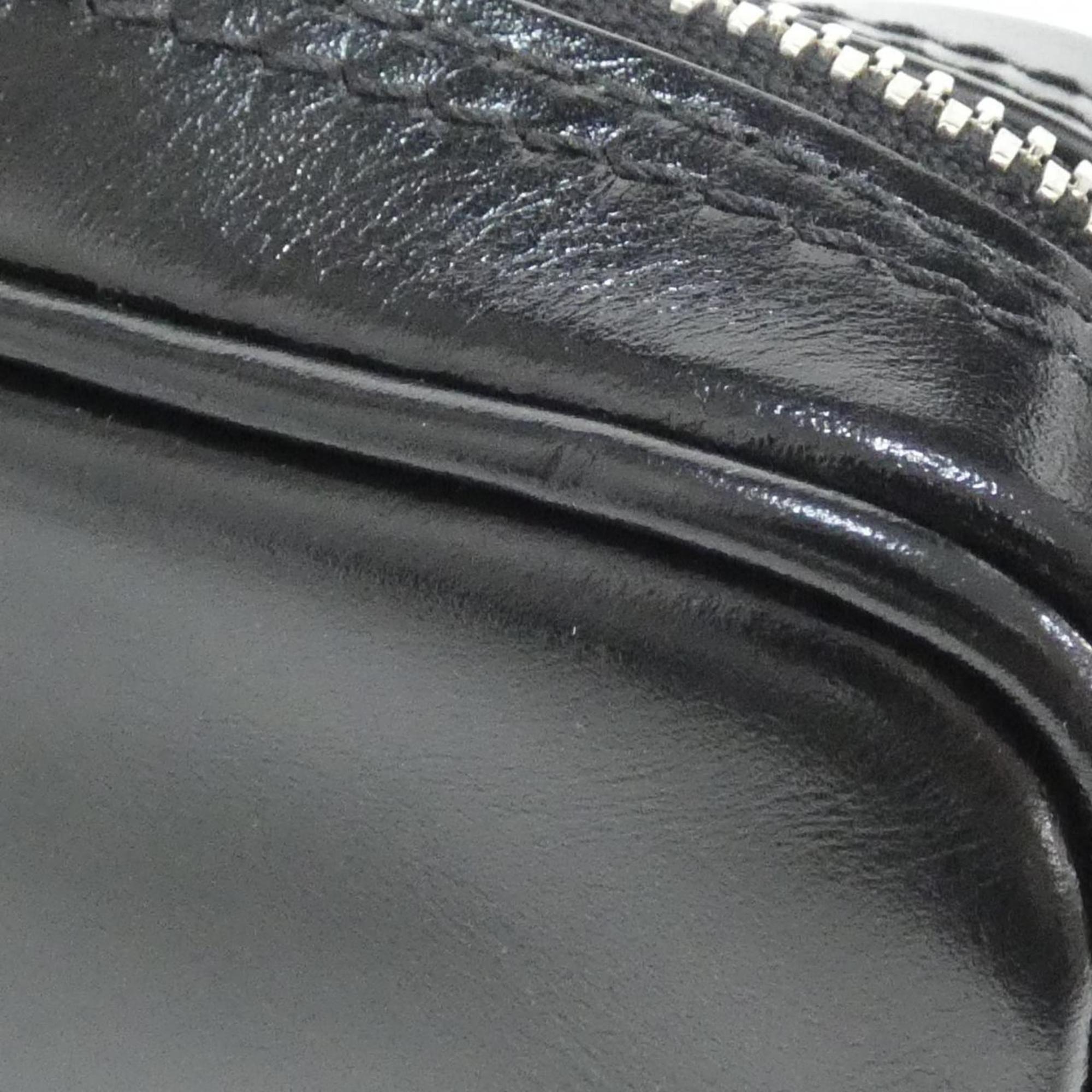 Louis Vuitton Black Leather Shoulder Bag