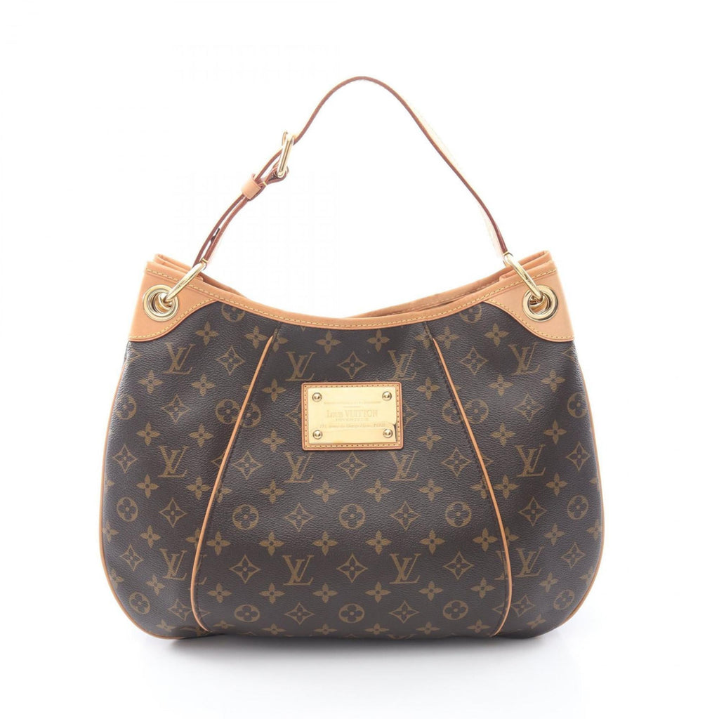 Louis Vuitton Brown Coated Canvas Leather Shoulder Bag