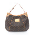 Louis Vuitton Brown Coated Canvas Leather Shoulder Bag