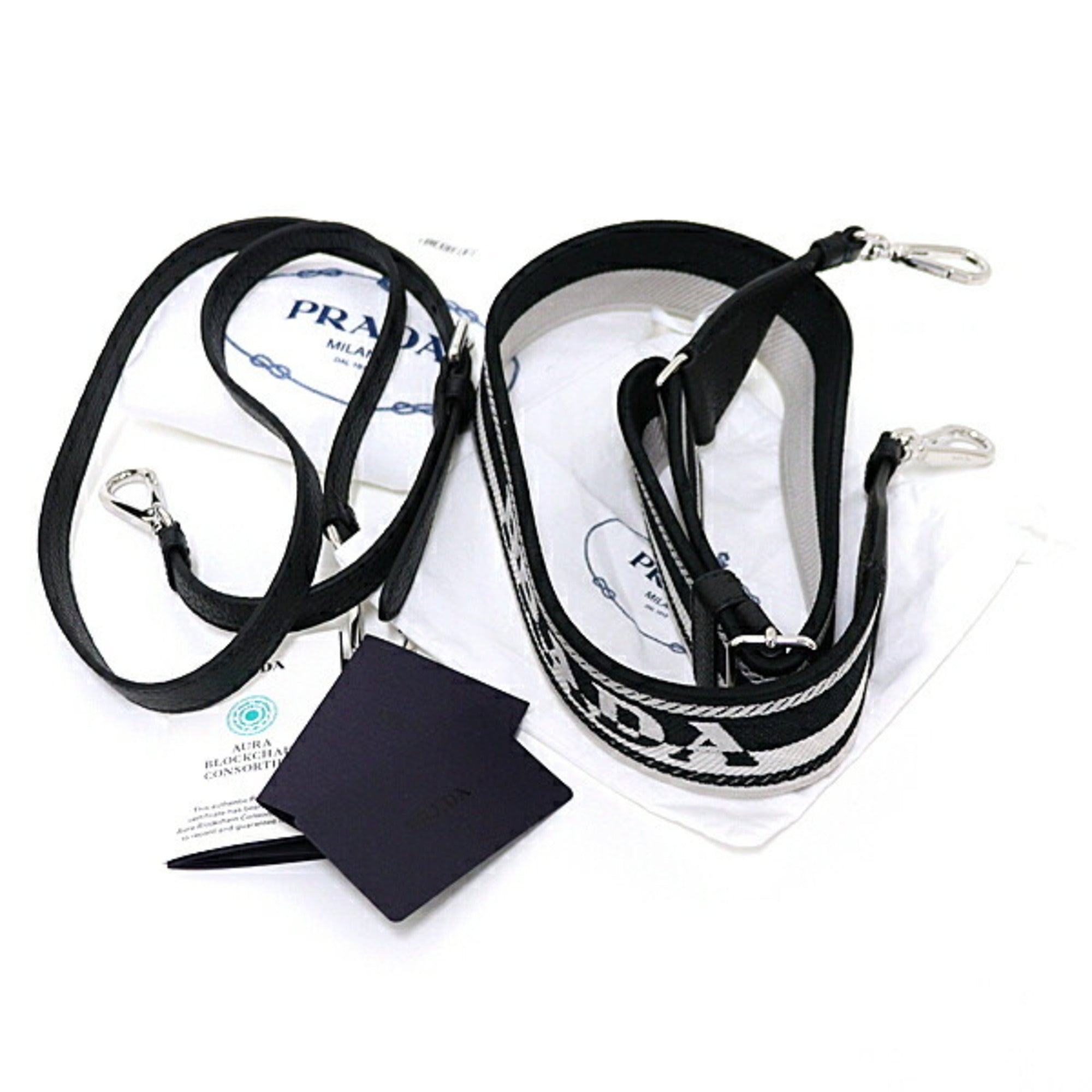 Prada Black Nero Leather Shoulder Bag