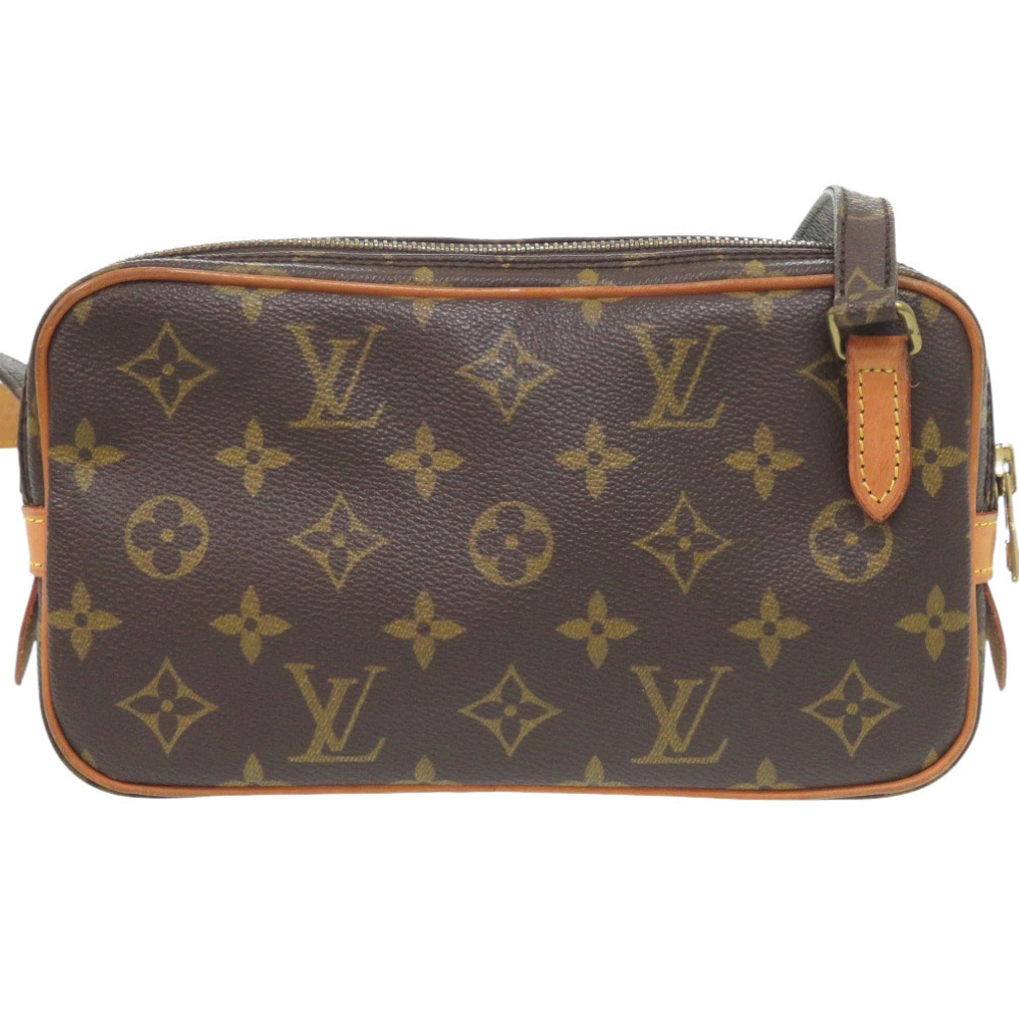 Louis Vuitton Brown Monogram Canvas Shoulder Bag