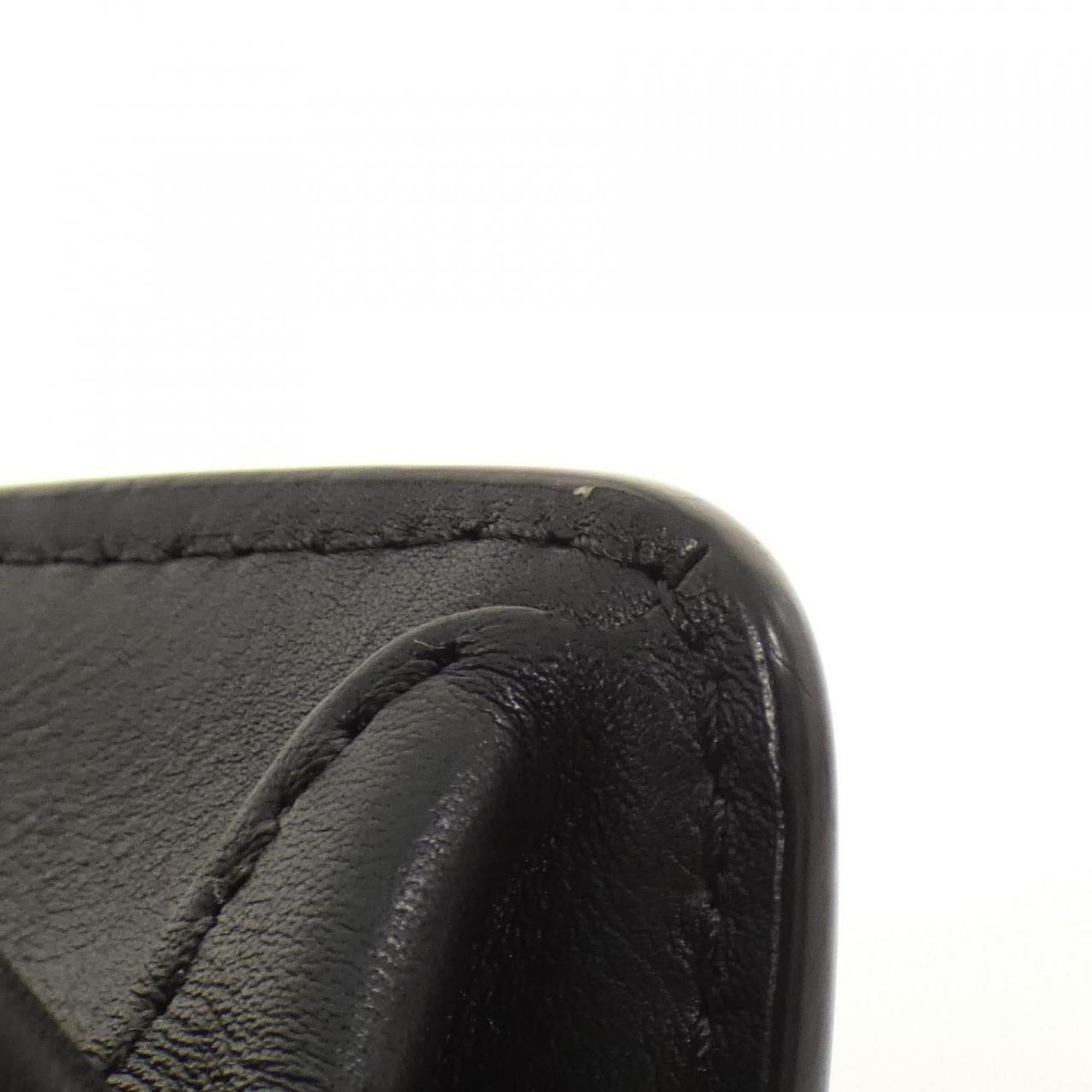 Louis Vuitton Black Tweed Spangles Leather Shoulder Bag