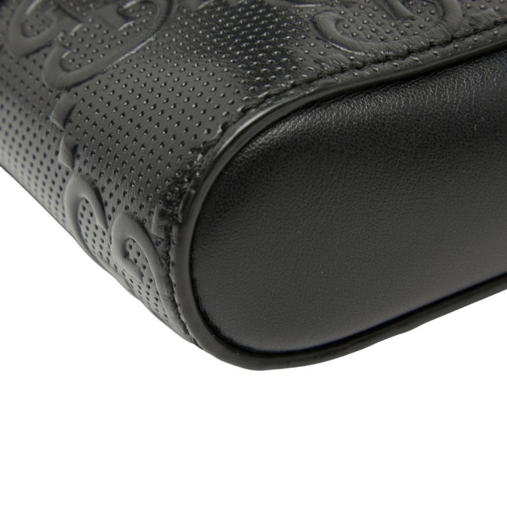 Gucci Black Leather Fanny Pack (Pre-Owned)