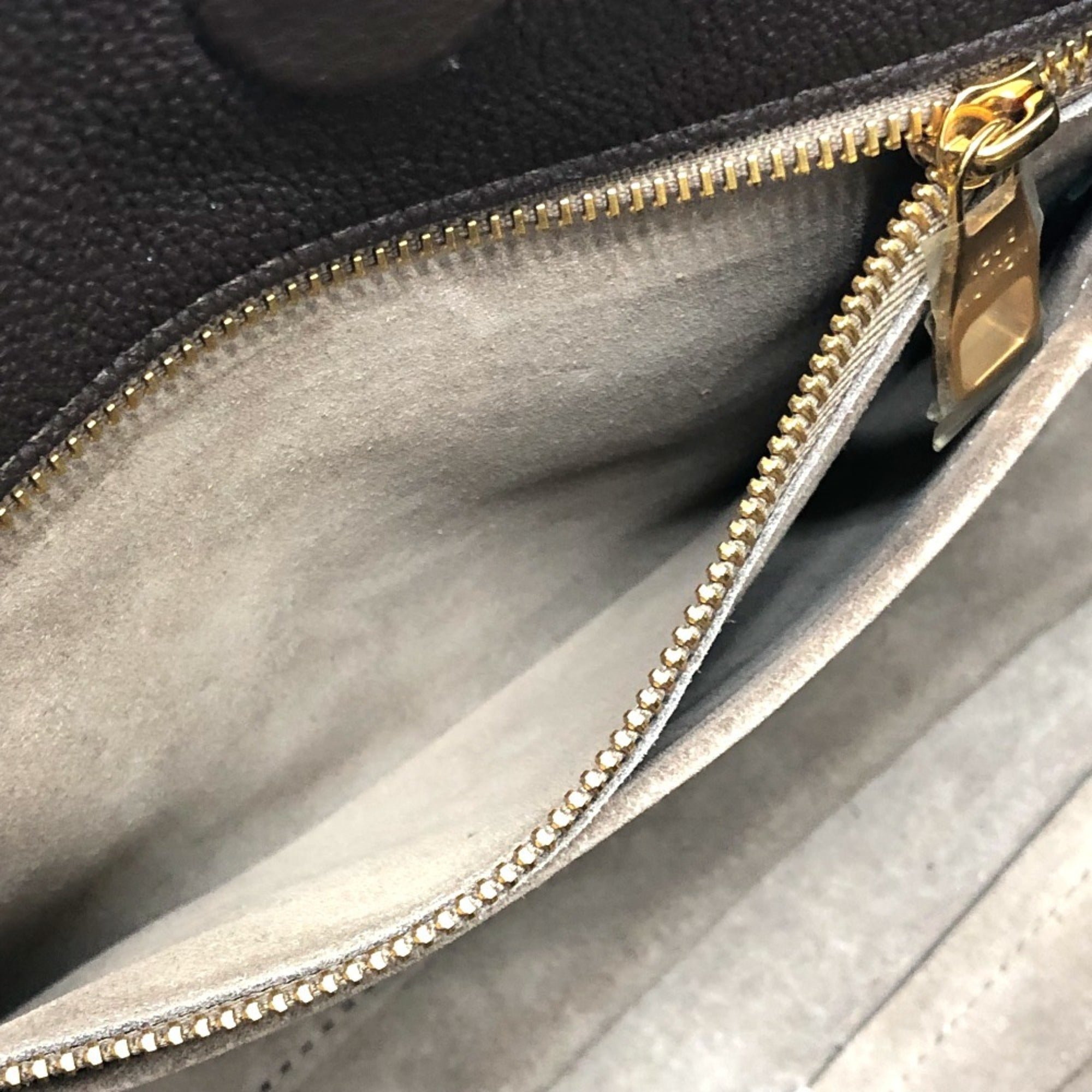 Louis Vuitton Brown Chocolat Monogram Canvas Cuir Ombre Leather Handbag