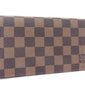 Louis Vuitton Damier Brown Damier Canvas Ebene Long Wallet
