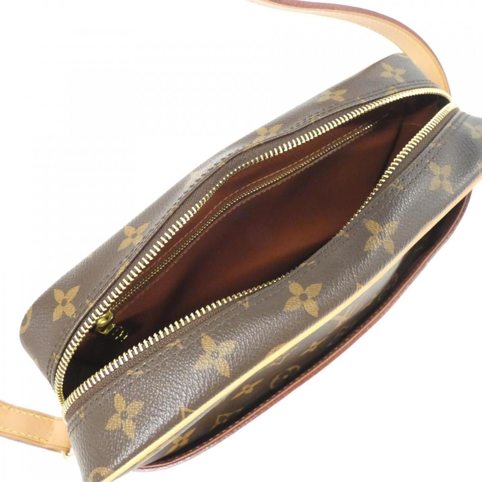 Louis Vuitton Marron Coated Canvas Shoulder Bag
