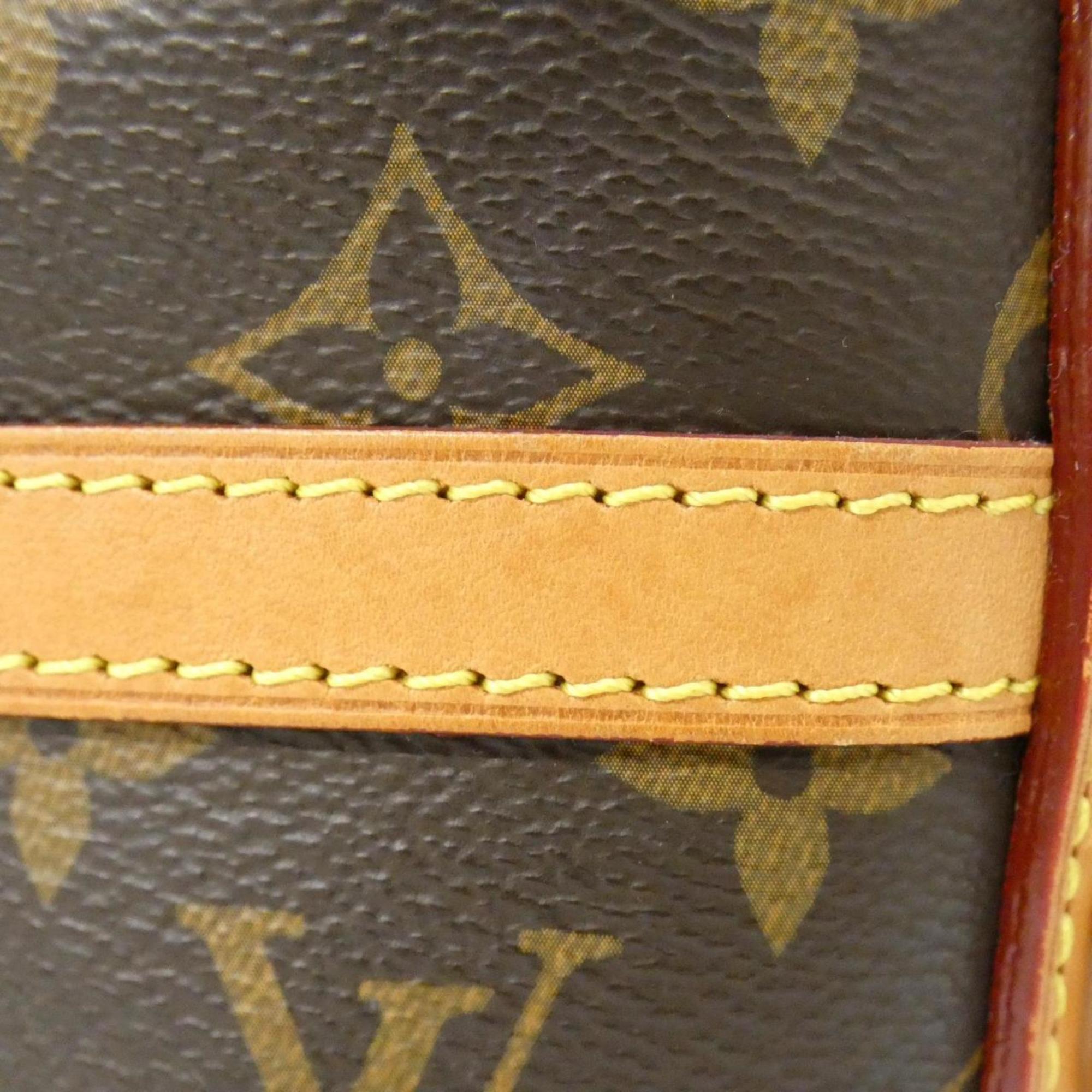 Louis Vuitton Marron Coated Canvas Handbag