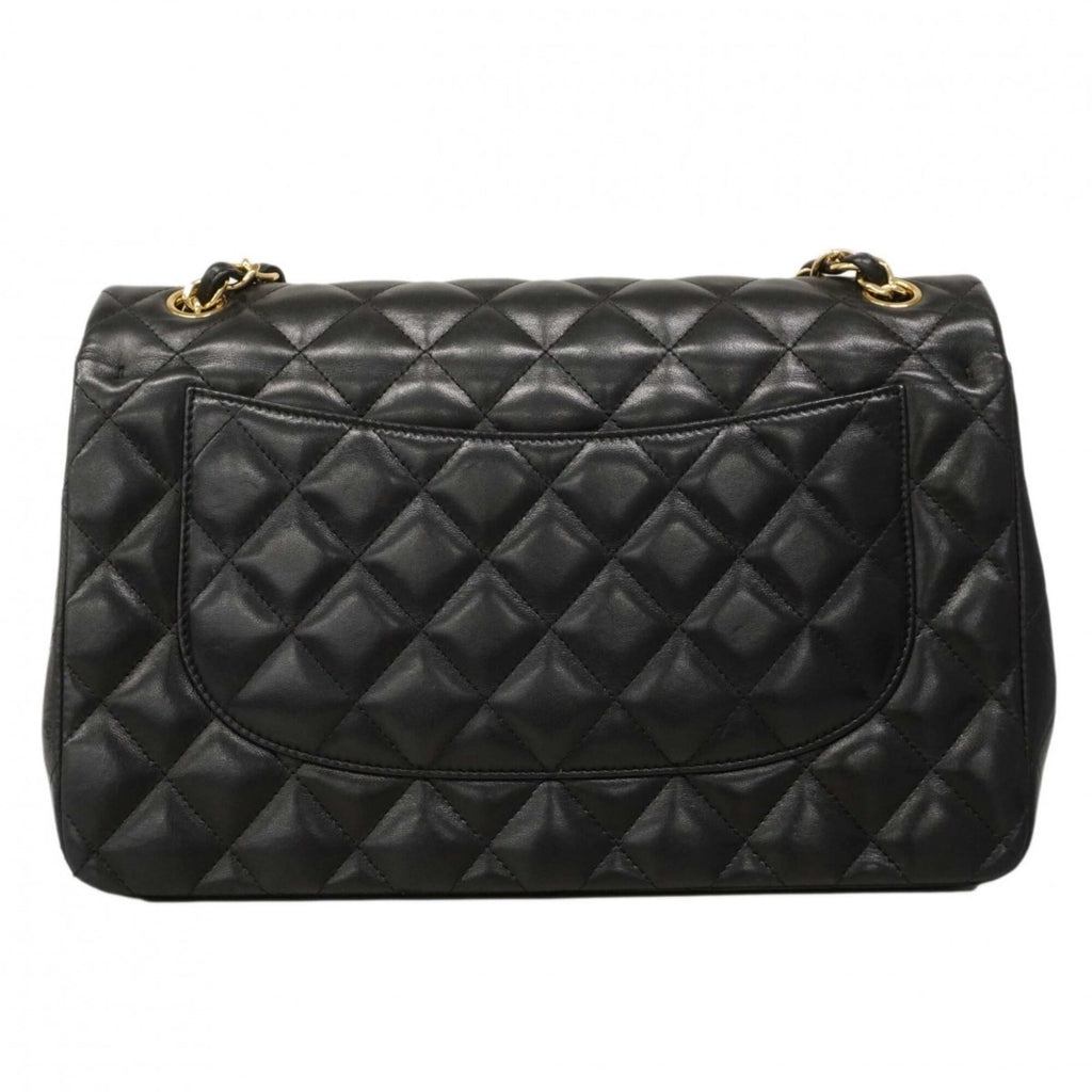 Chanel Black Leather Shoulder Bag
