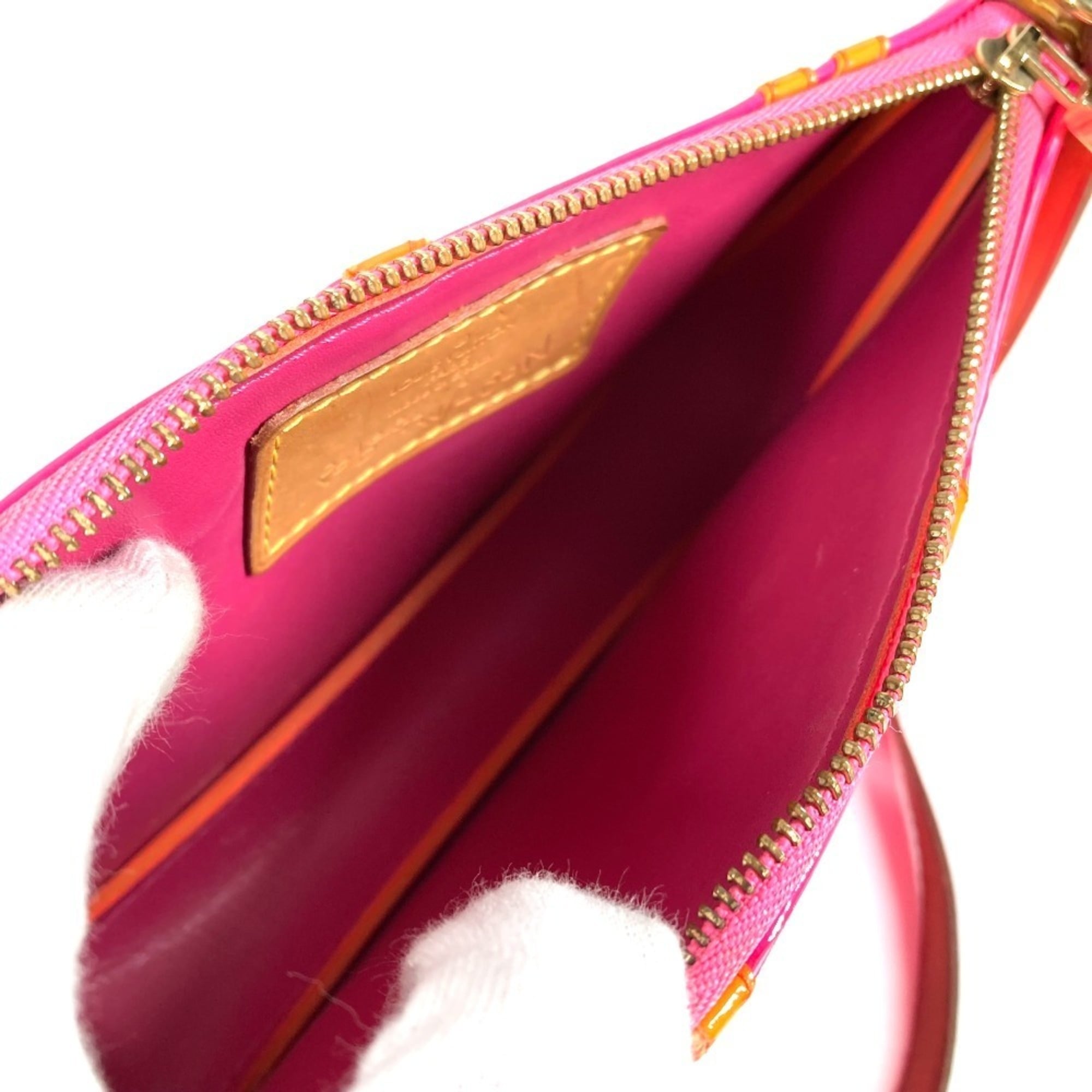 Louis Vuitton Pink Monogram Vernis Handbag Pouch Shoulder Bag