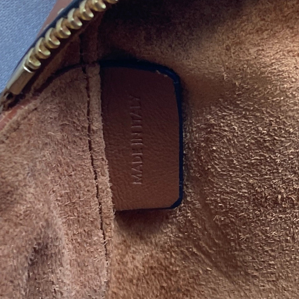 Celine Brown Leather Shoulder Bag