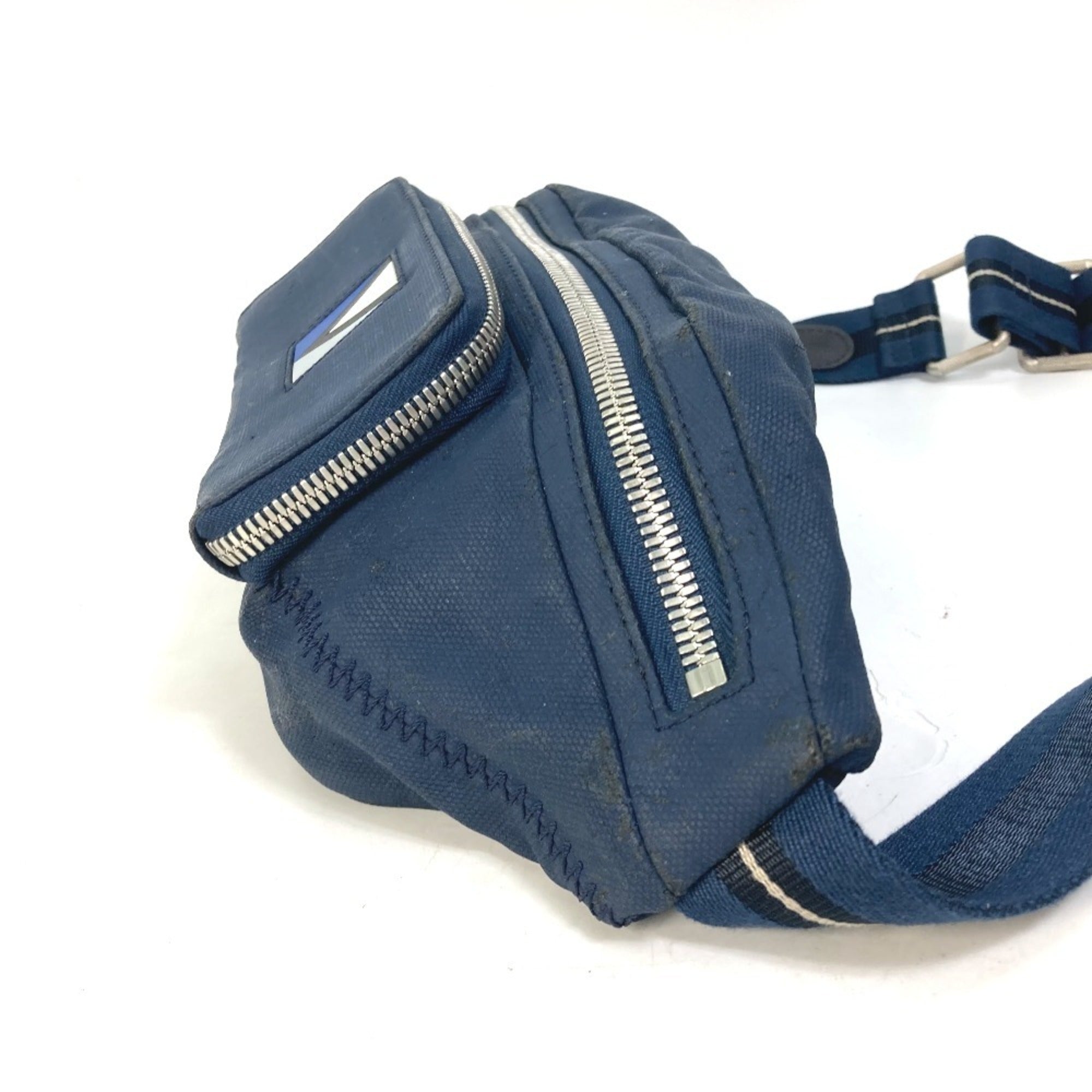Louis Vuitton Blue Metal Sling Bag