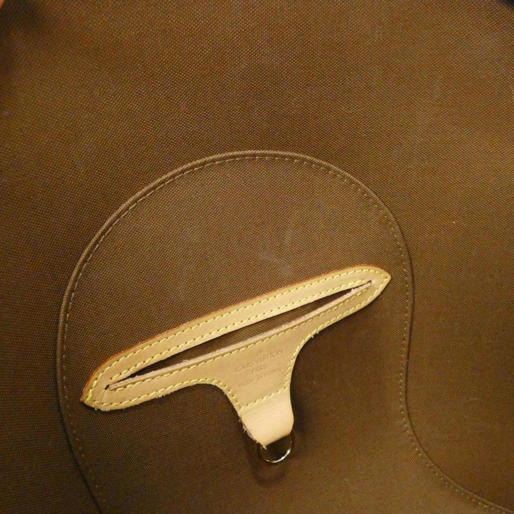 Louis Vuitton Brown Coated Canvas Handbag