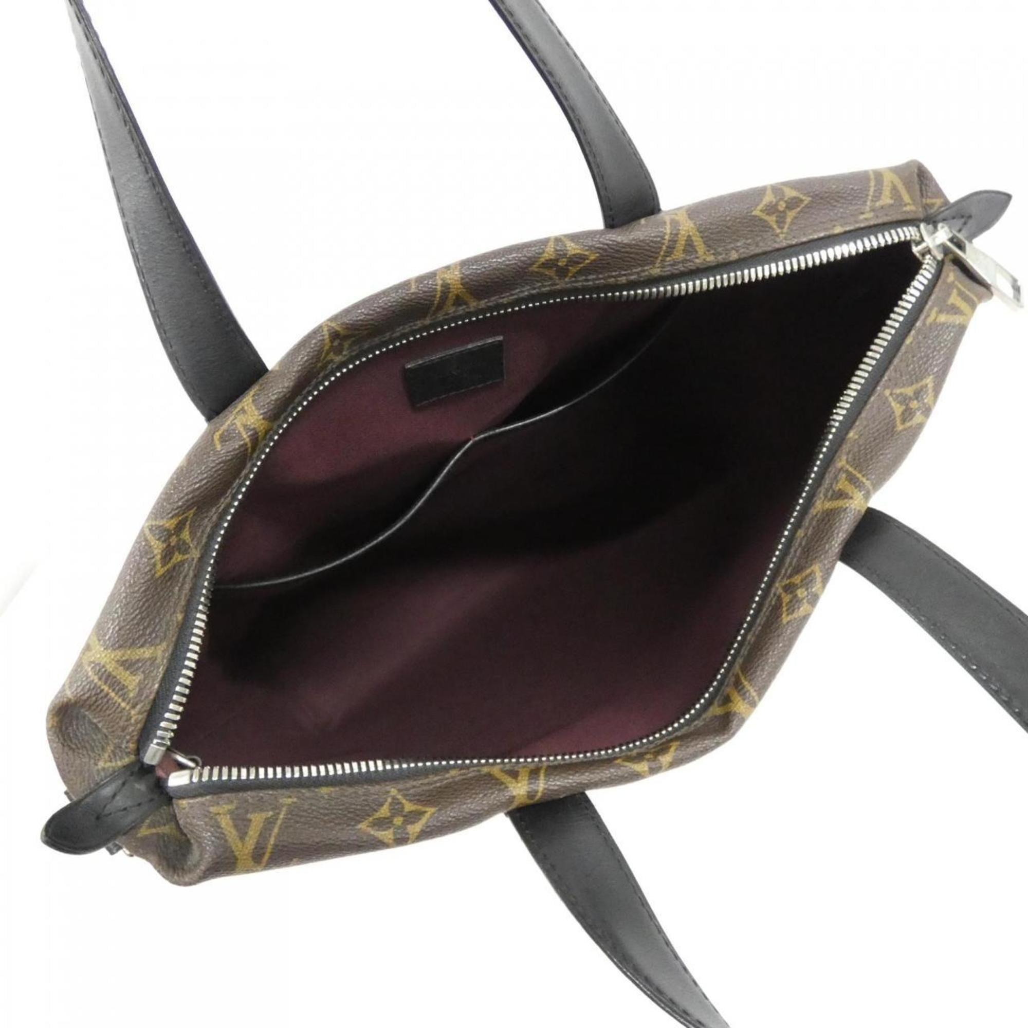 Louis Vuitton Marron Coated Canvas Handbag