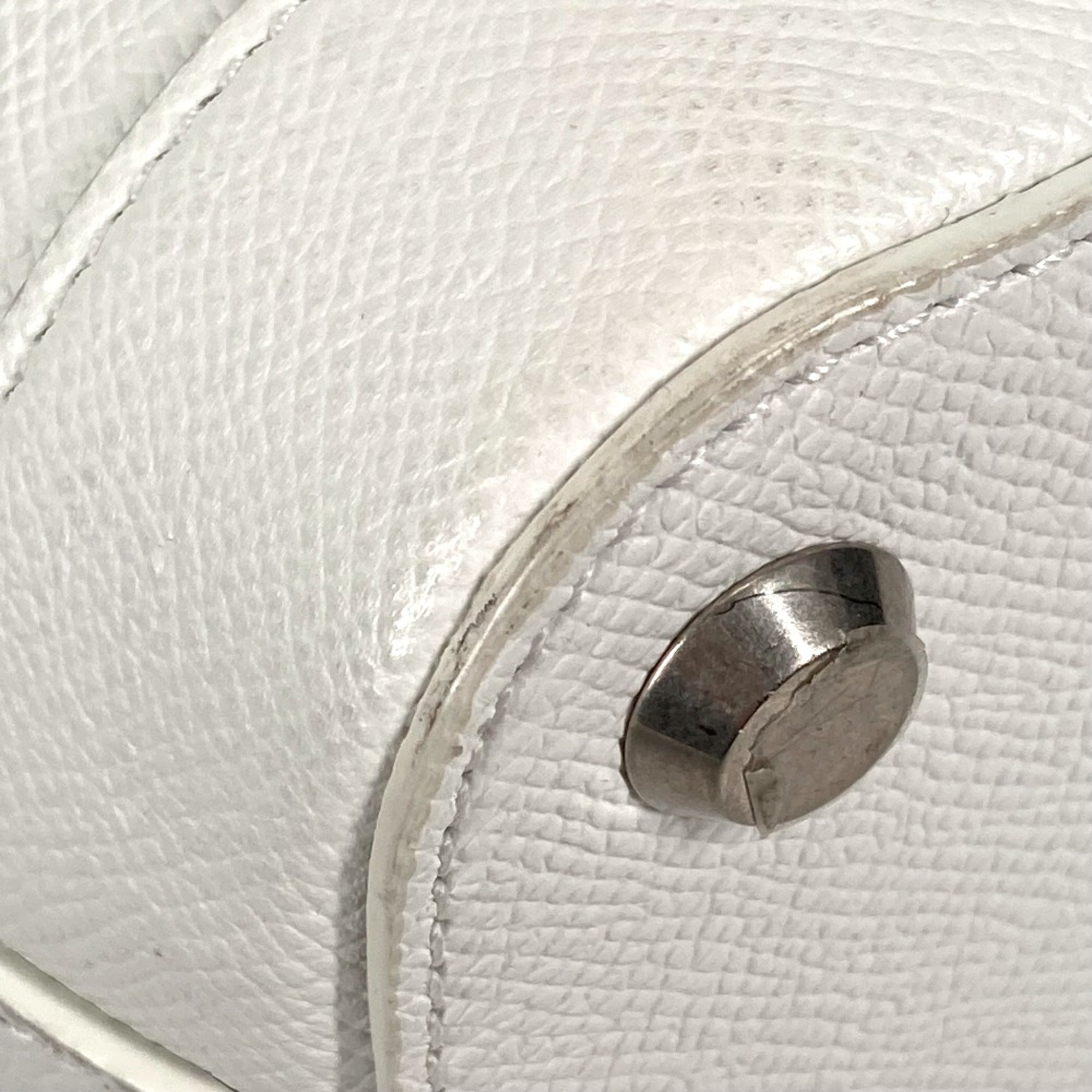 Balenciaga White Leather Shoulder