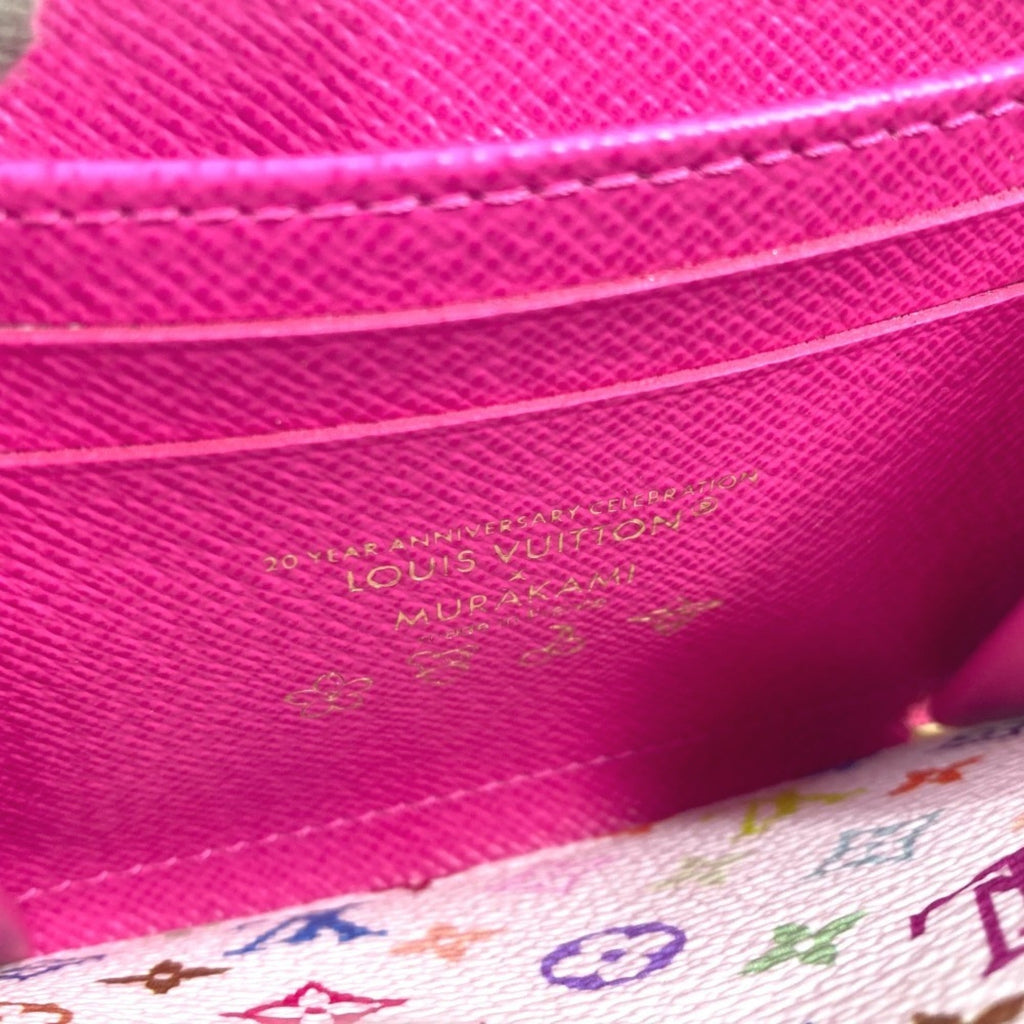 Louis Vuitton Pink Epi Leather Long Wallet