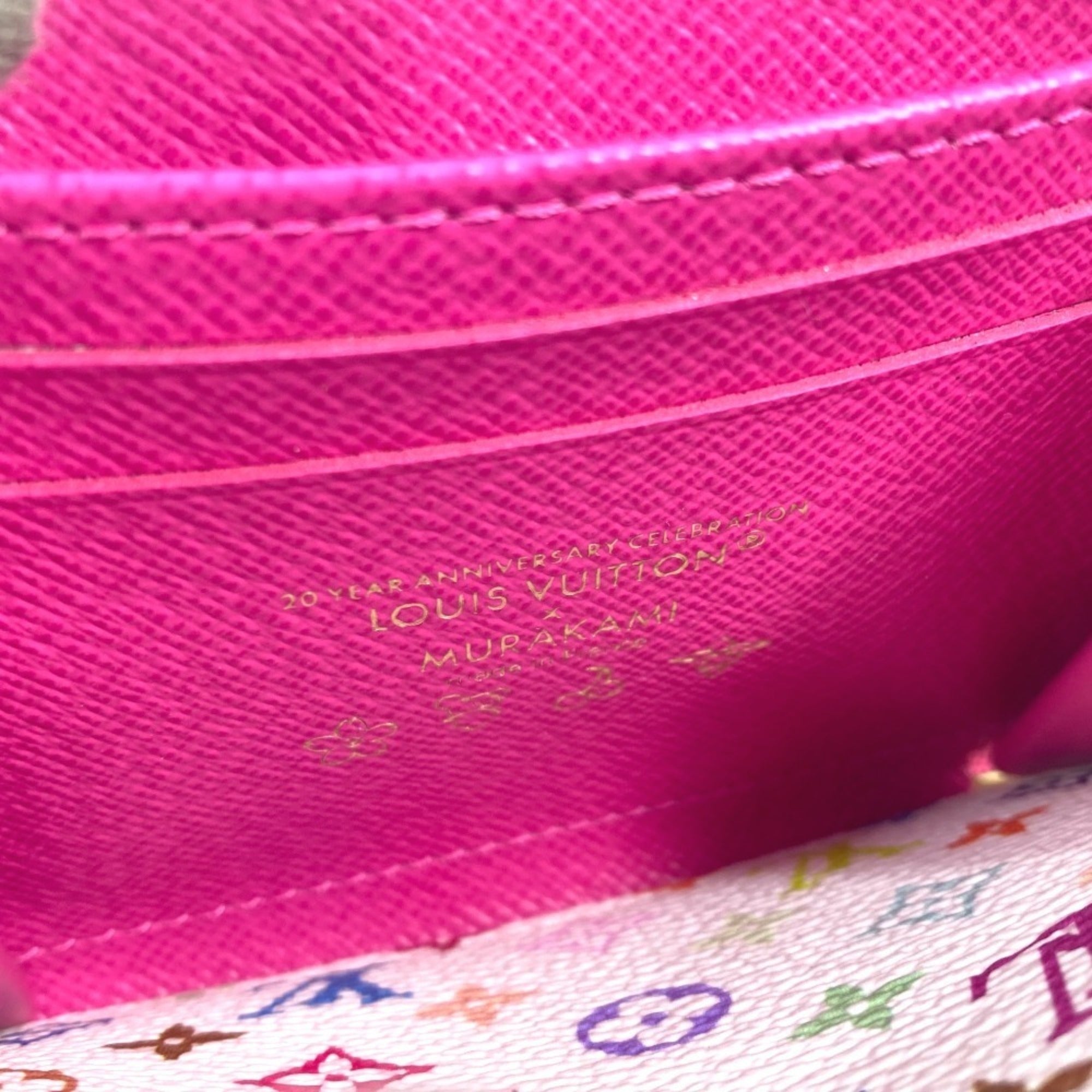 Louis Vuitton Pink Epi Leather Long Wallet