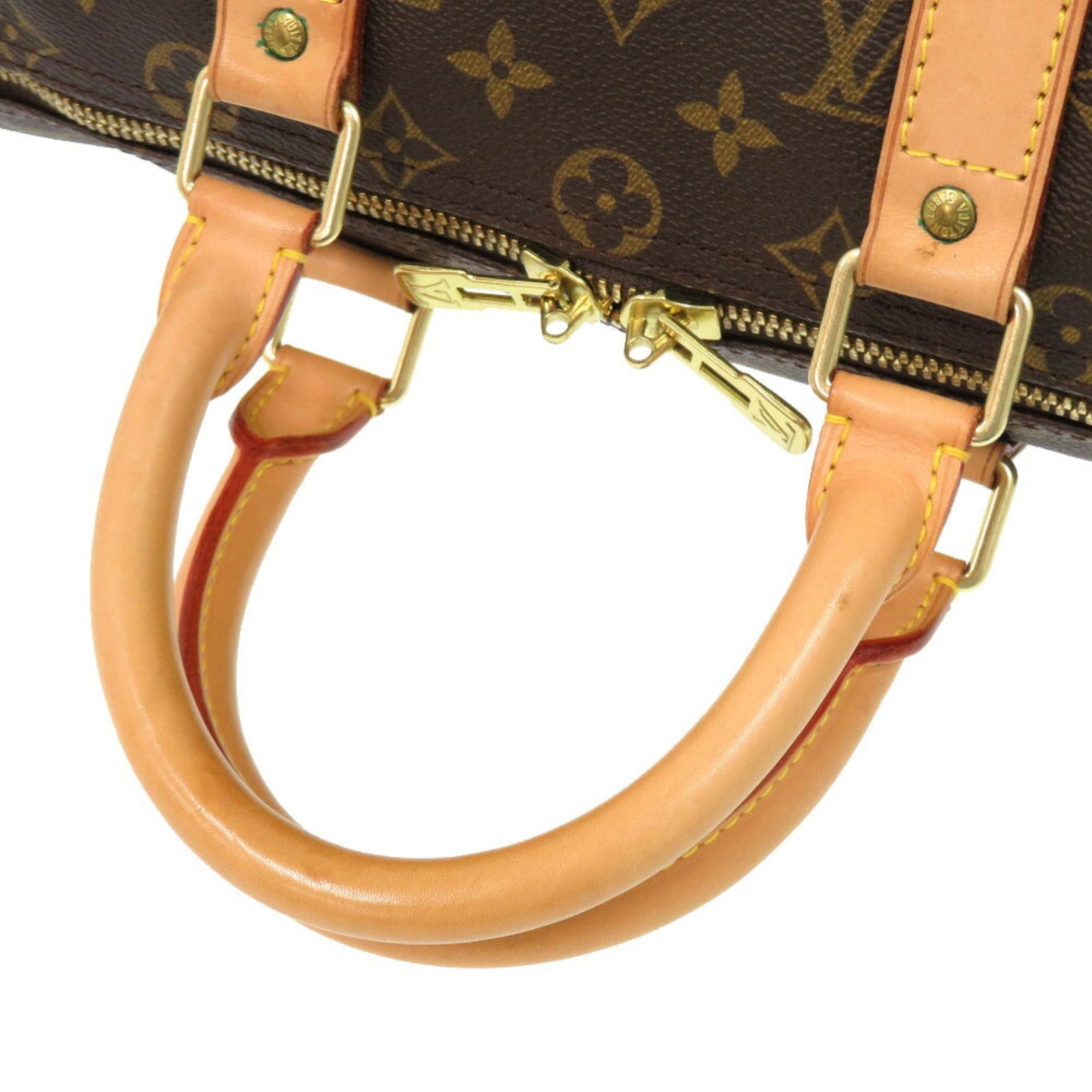 Louis Vuitton Brown Monogram Boston Bag