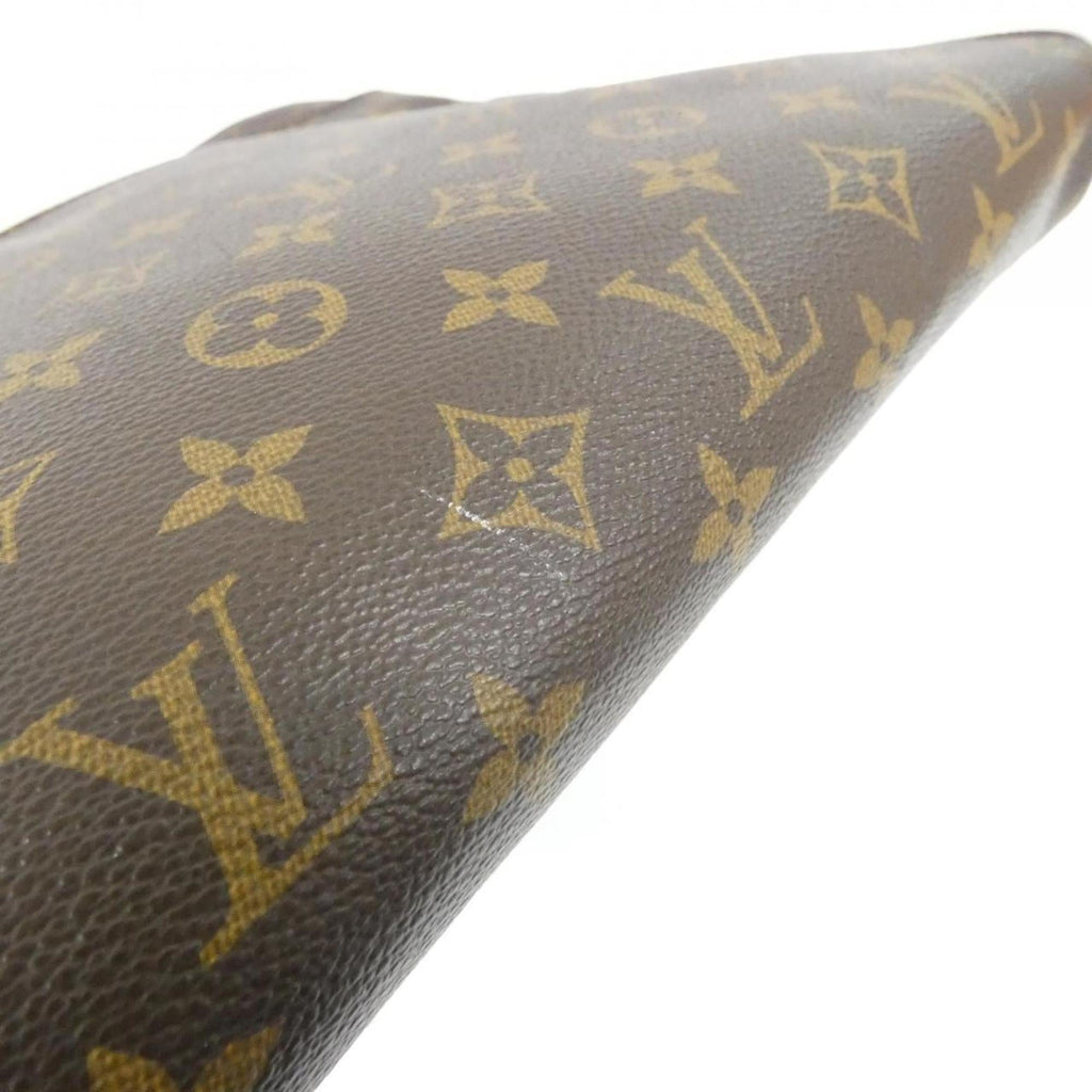 Louis Vuitton Brown Coated Canvas Shoulder Bag