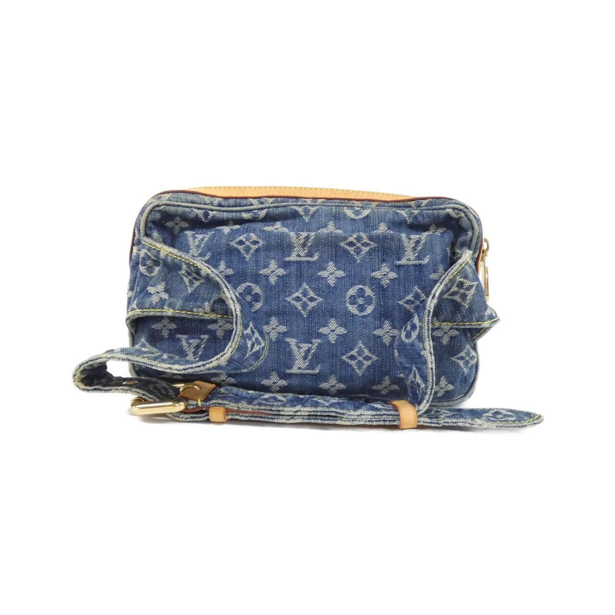 Louis Vuitton Monogram Denim Blue Monogram Denim Shoulder Bag