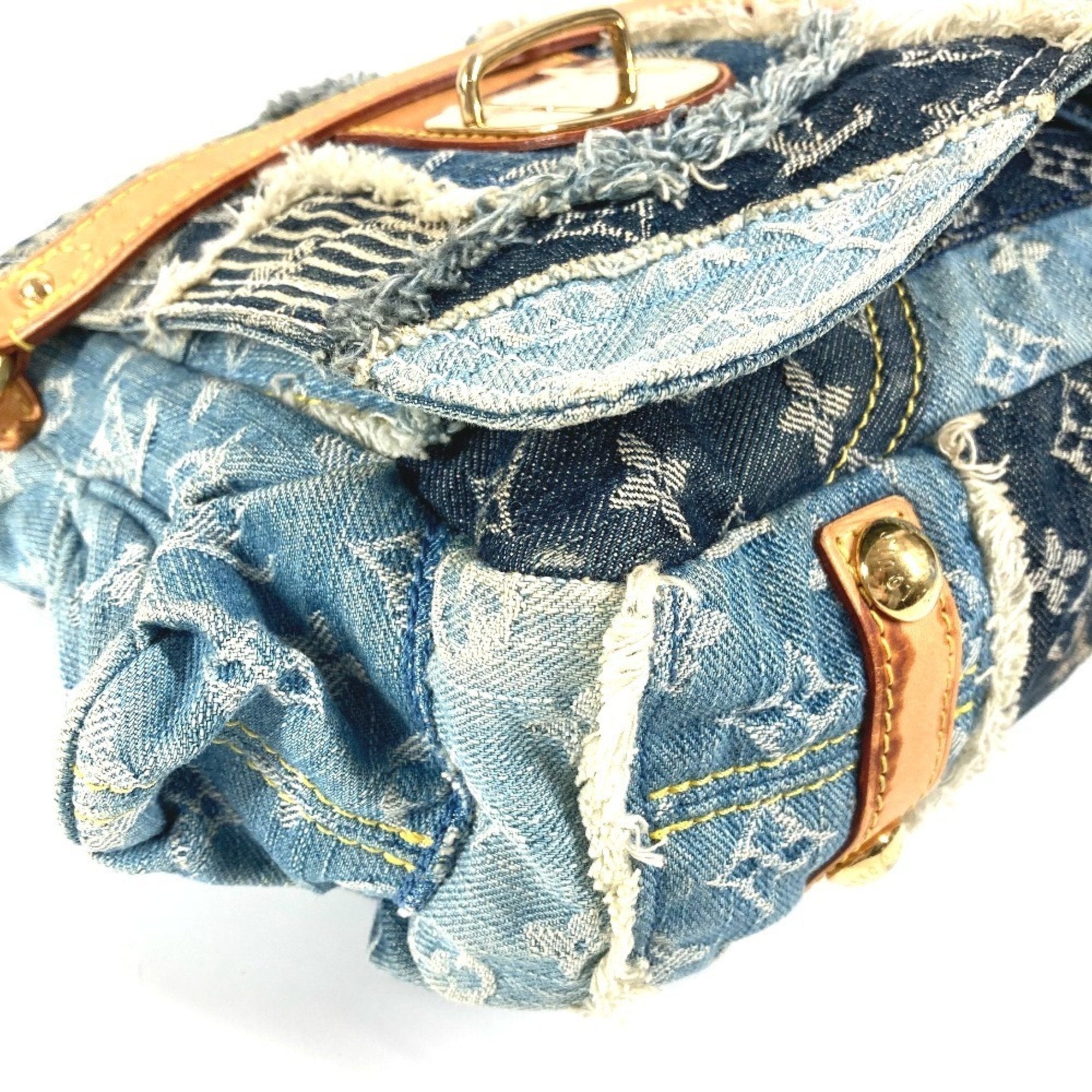 Louis Vuitton Blue Monogram Monogram Denim Messenger Bag Shoulder Bag