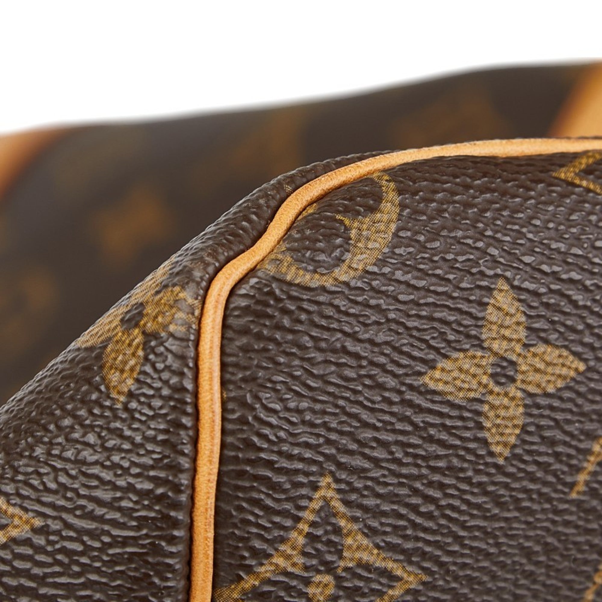 Louis Vuitton Brown Pvc Leather Boston Bag