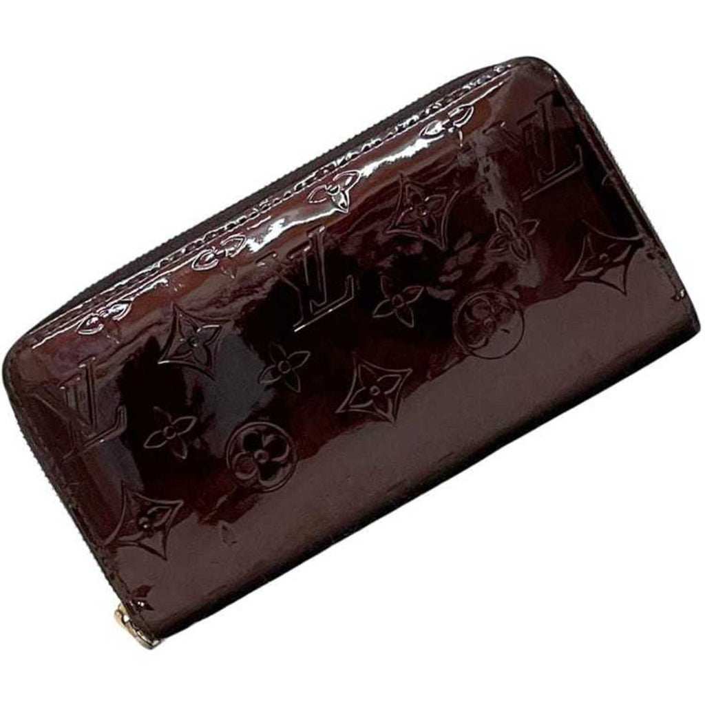 Louis Vuitton Amarante Wine Monogram Vernis Long Wallet