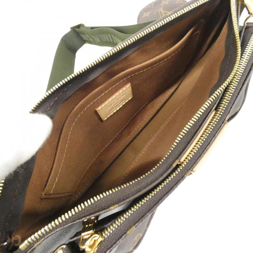 Louis Vuitton Brown Khaki Coated Canvas Pochette Shoulder Bag